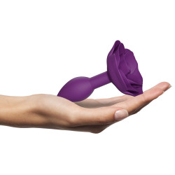 Love to Love Plug anal Bijou Open Roses S 8 x 2.9cm Violet
